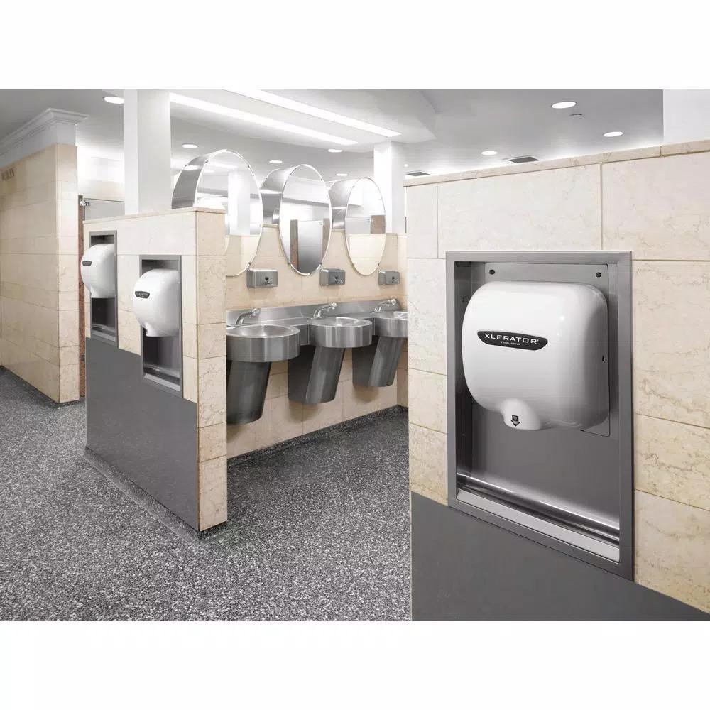 XLERATOR High-Speed Automatic Electric Hand Dryer with White BMC Cover