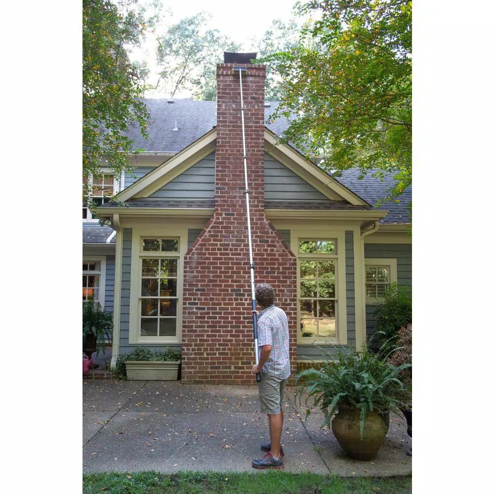 DocaPole Ultimate 3-Brush Kit with 24 ft. Extension Pole for High-Reach Cleaning