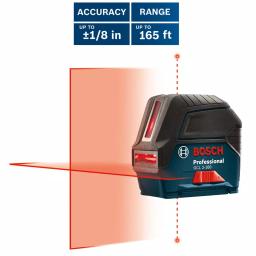 Bosch GCL 2-160 Self-Leveling Cross-Line Laser Level with Plumb Points thumbnail 6