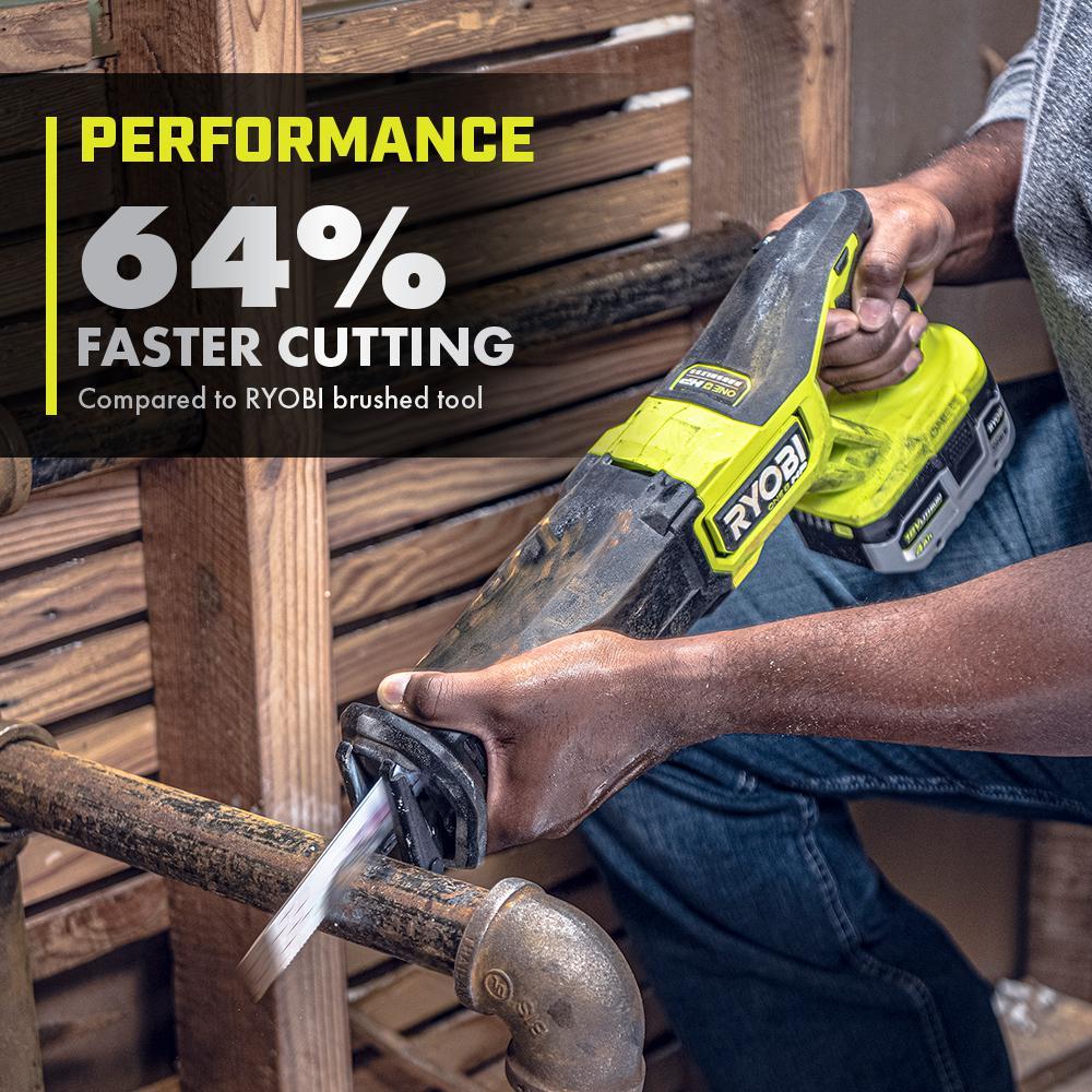 RYOBI 18V ONE+ HP Brushless Cordless Reciprocating Saw (Tool Only)