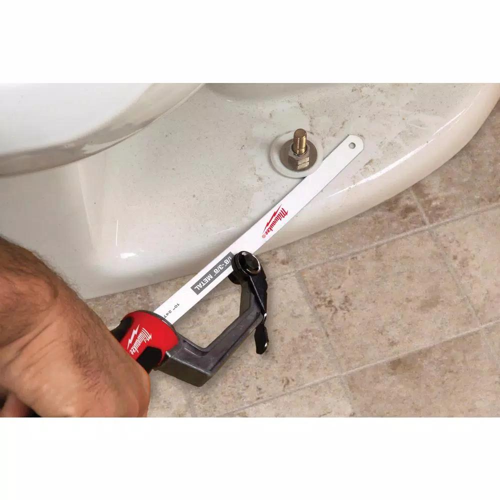 Milwaukee 2-Piece Hack Saw Set: 12 in. High Tension & 10 in. Compact Hack Saws