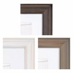 Kate and Laurel Bordeaux Rustic Farmhouse Gallery Wall Frame and Shelf Set, 10-Piece Multi/Gray Wood Collection thumbnail 3