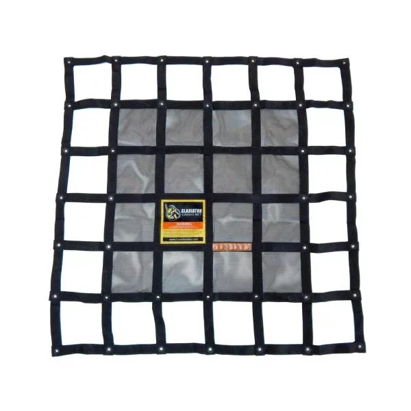 GLADIATOR Cargo Nets Gladiator Heavy-Duty 4 ft. x 4 ft. Cargo Net, Load Certified with Integrated Ripstop Mesh