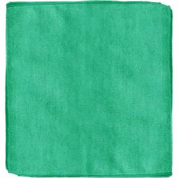 Renown Premium Microfiber Cleaning Cloths, 16 x 16 in, Green (12-Pack) thumbnail 2
