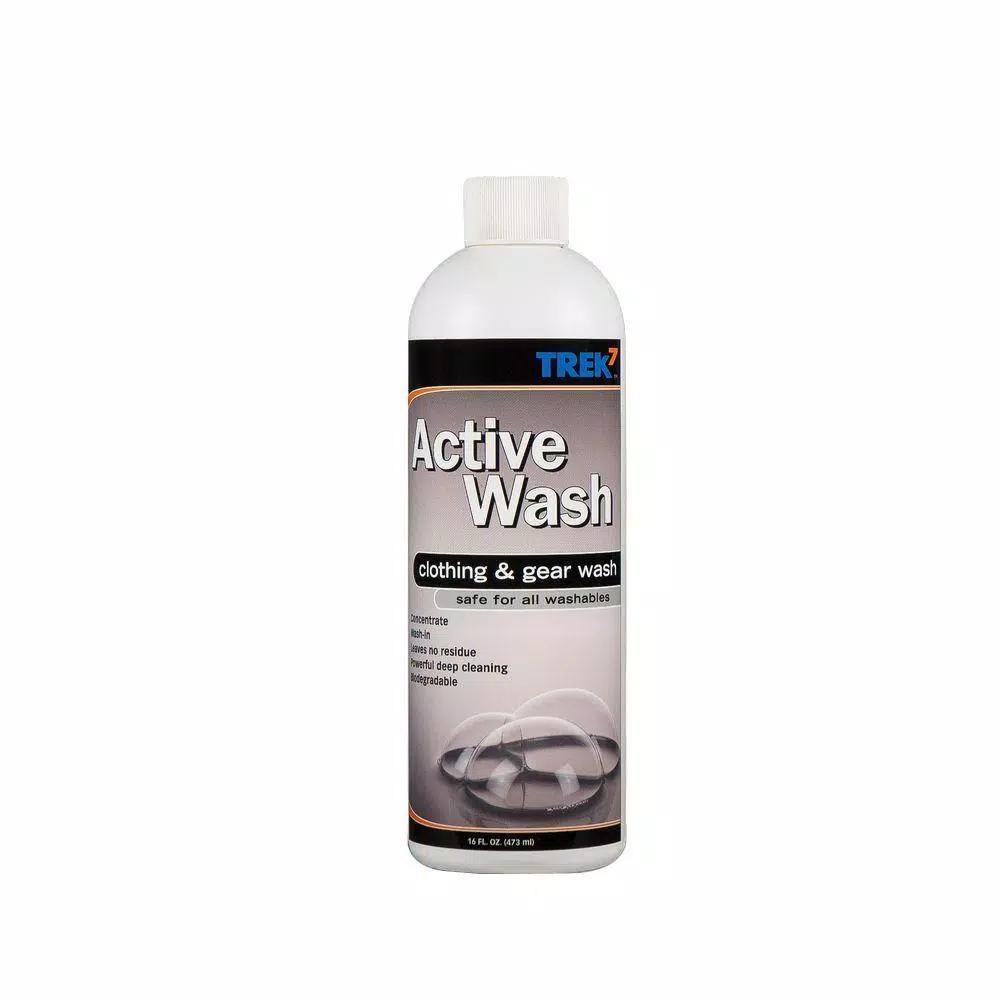 Trek7 Active Wash 16 oz. Fabric Cleaner for High-Tech Clothing and Gear