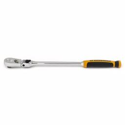 GEARWRENCH 3/8 in. Drive 13 in. 90 Tooth Locking Flex Head Teardrop Ratchet thumbnail 4