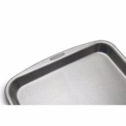 Doughmakers 13 in. x 18.5 in. Aluminum Sheet Cake Pan, Heavy Duty Rectangle Baking Sheet thumbnail 4