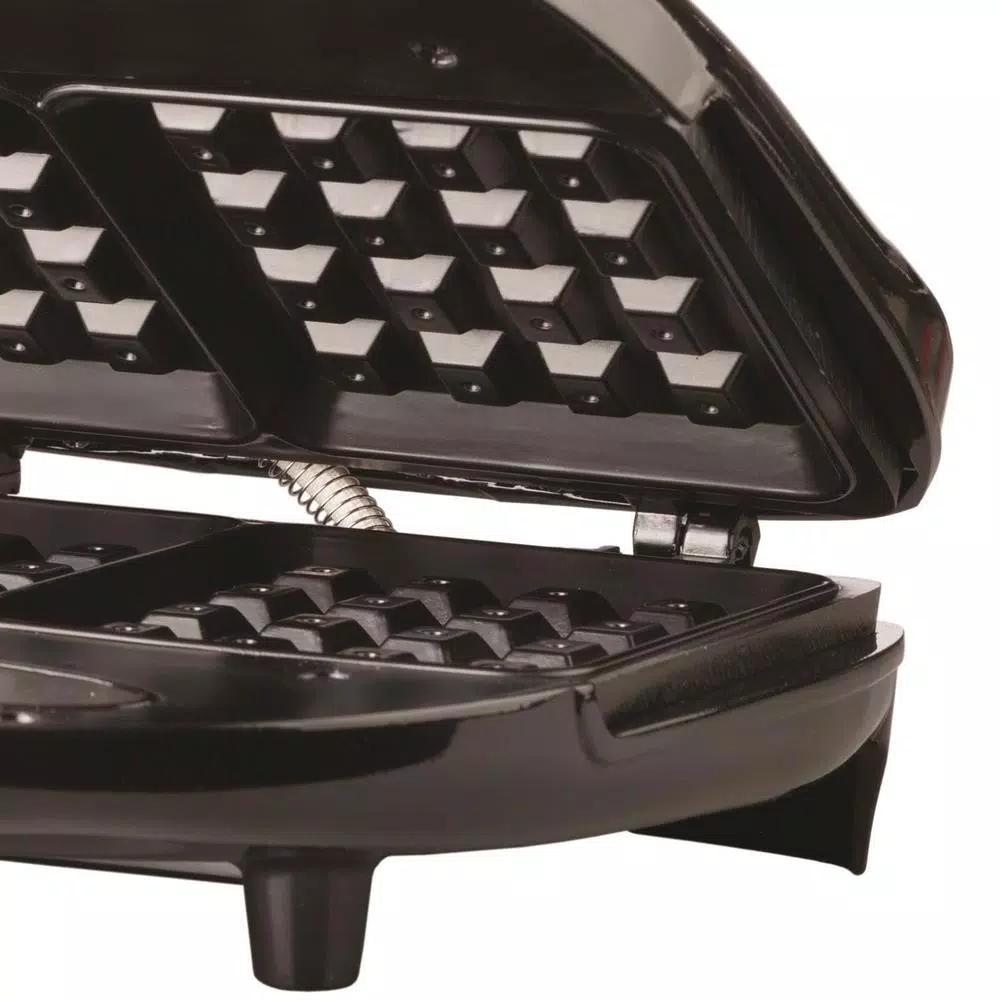 Brentwood Appliances TS-243 750W Dual Nonstick American Waffle Maker, Black