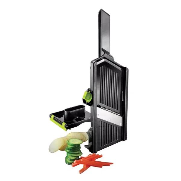 Simposh Handheld Mandoline Slicer with Julienne Blades and Adjustable Thickness Settings