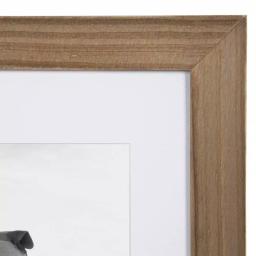 DesignOvation Museum Rustic Brown Wood Picture Frame Set, 14 x 18 in. Matted to 11 x 14 in. (Set of 2) thumbnail 4