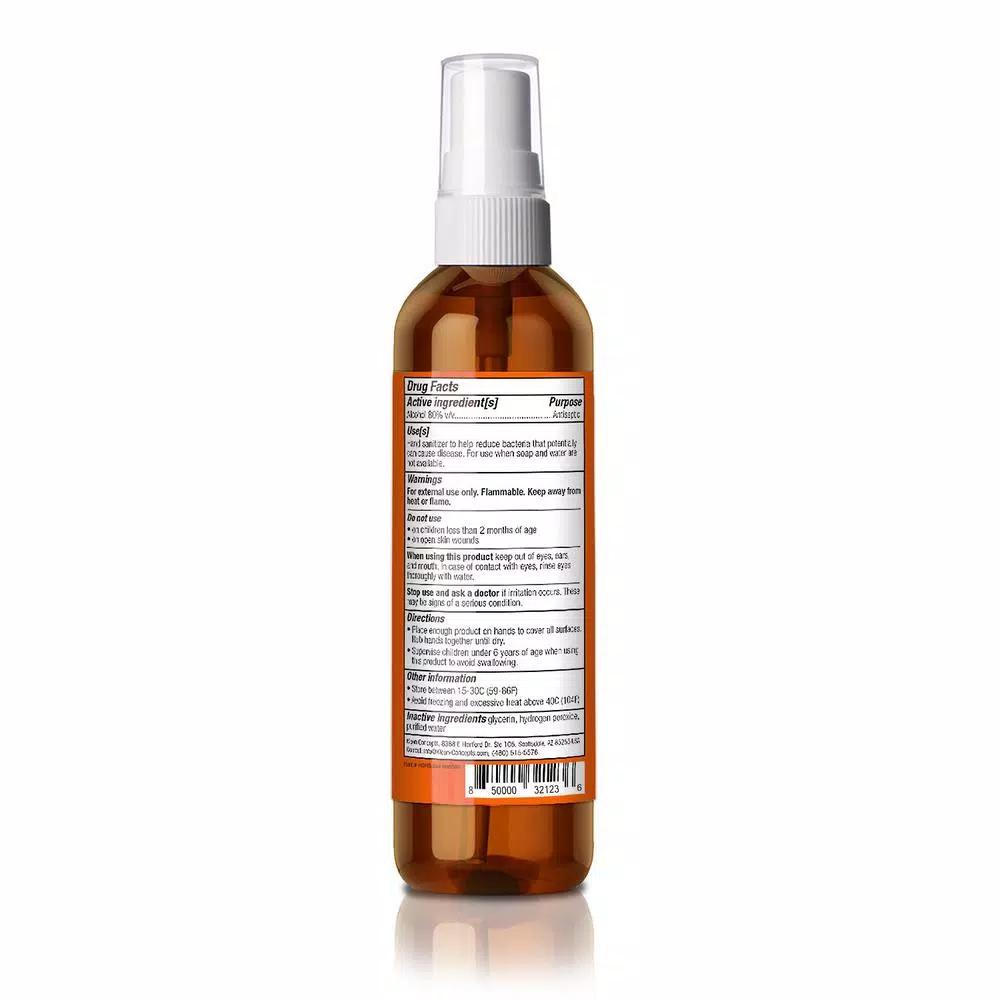 Unbranded 8 oz. Hand Sanitizer Spray, 80% Ethyl Alcohol, 16-Pack
