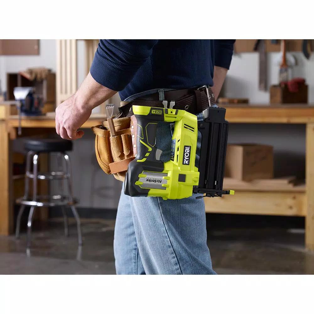 RYOBI 18V ONE+ AirStrike 18-Gauge Brad Nailer and 16-Gauge Finish Nailer 2-Tool Combo Kit
