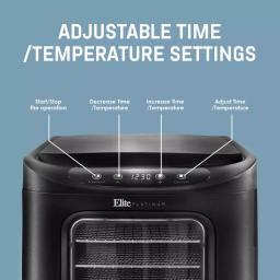 Elite 6-Tier Stainless Steel Mesh Food Dehydrator with Digital Control Panel thumbnail 3