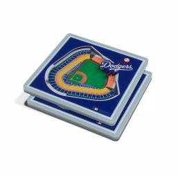 YouTheFan MLB Los Angeles Dodgers StadiumViews 3D Acrylic Coasters, 2-Pack thumbnail 1