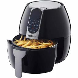 GoWISE USA 5.0 Qt. Black Electric Air Fryer with 8 Presets and Recipe Book thumbnail 3