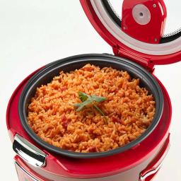 AROMA 20-Cup Red Rice Cooker and Slow Cooker with Glass Lid, 11 Programmable Functions thumbnail 6