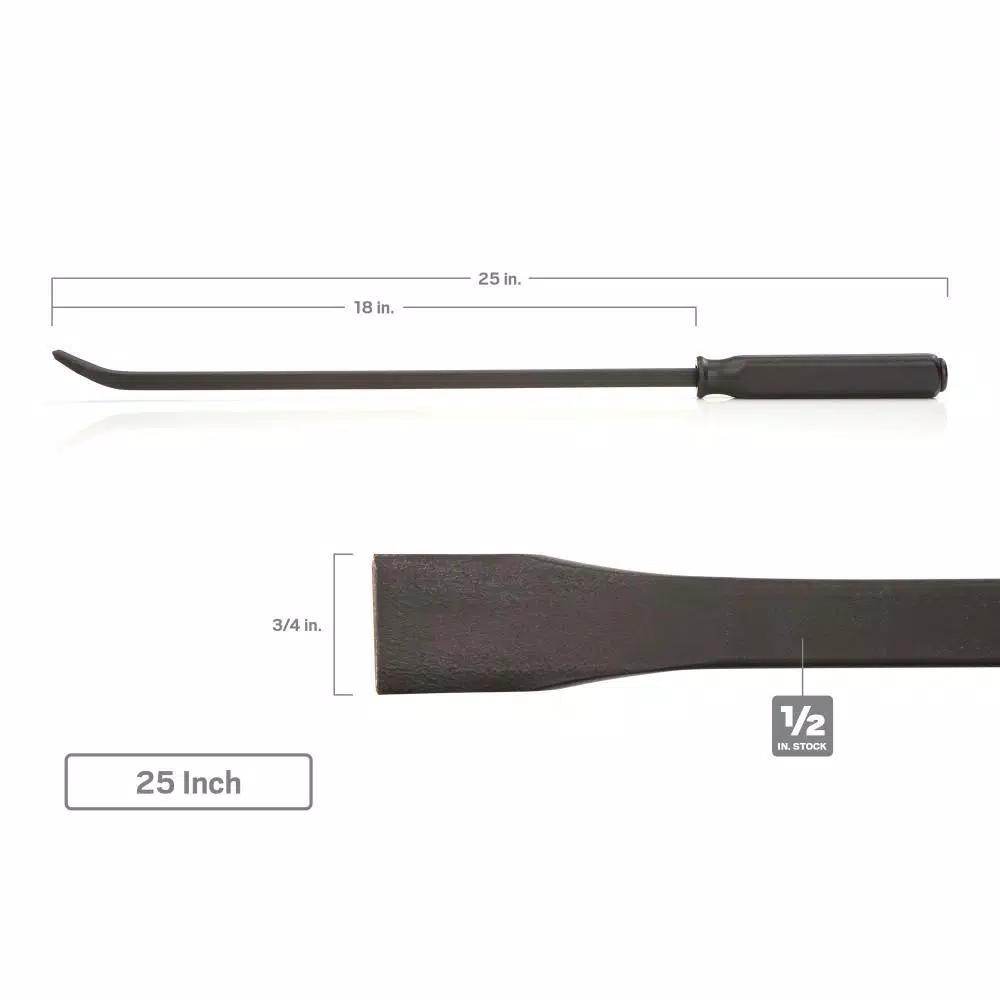 TEKTON 3-Piece Angled Tip Handled Pry Bar Set (17 in., 25 in., and 36 in.)