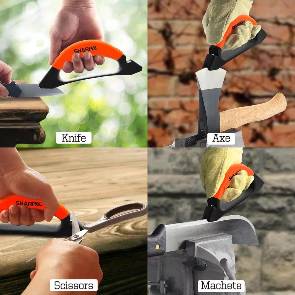 Sharpal 112N 3-in-1 Knife, Axe, and Scissors Sharpener