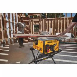 DEWALT 8-1/4 in. 15 Amp Corded Compact Jobsite Table Saw with Bonus Stand thumbnail 9