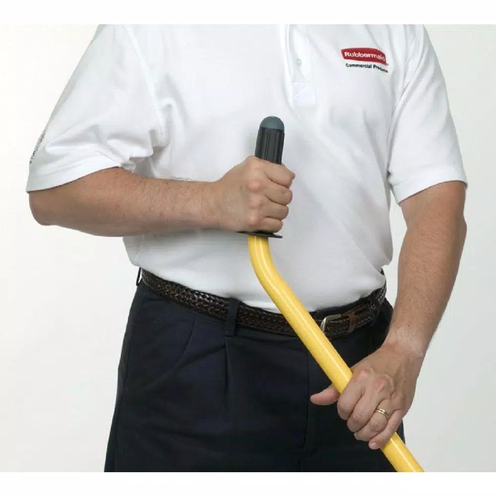 Rubbermaid Quick Connect Ergo Adjustable Aluminum Mop Handle, 48-72 in., Yellow