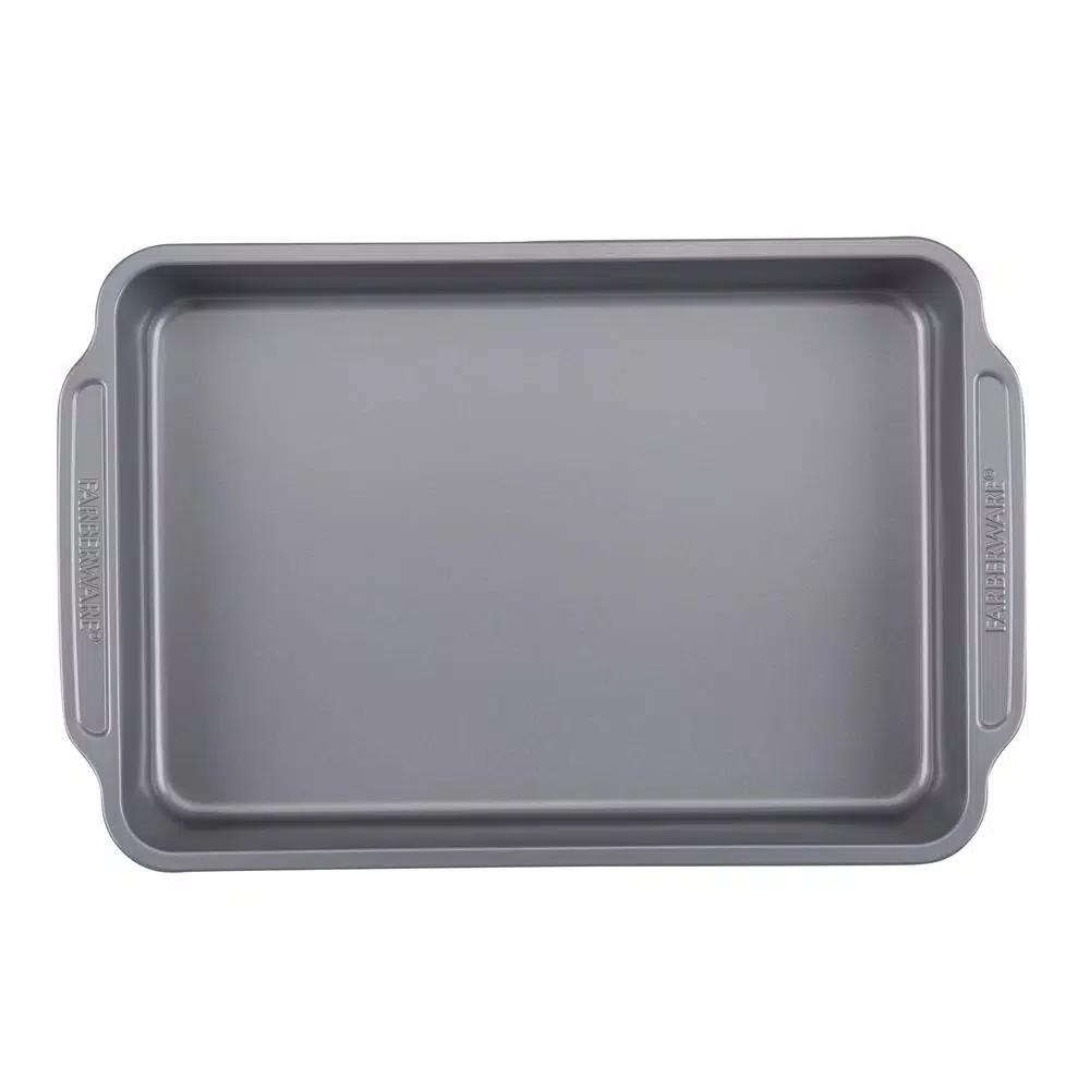 Farberware 8-Piece Nonstick Bakeware Set, Gray Steel