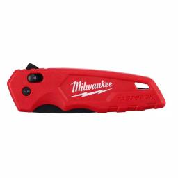 Milwaukee FASTBACK Spring-Assisted Folding Knife, 2.95 in. Stainless Steel Tanto Blade thumbnail 3