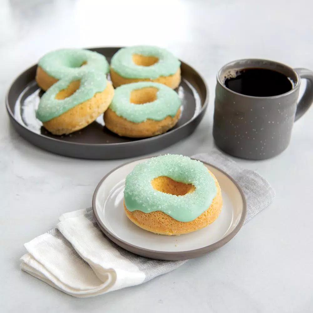 Nordic Ware Classic Donut Pan - Nonstick Aluminum Baked Donut Maker for 6 Donuts