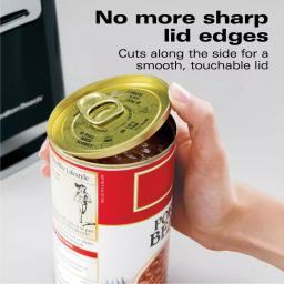 Hamilton Beach Smooth Touch Electric Can Opener, Black and Chrome thumbnail 2