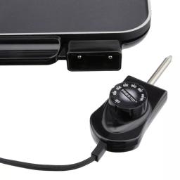 Presto SlimLine 286 sq. in. Black Electric Griddle with Temperature Sensor and Non-Stick Surface thumbnail 2