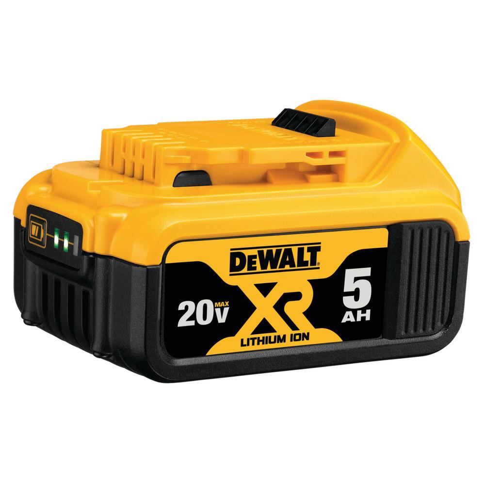 DEWALT 20V MAX Lithium-Ion Battery Pack Bundle (4.0 Ah 2-Pack & 5.0 Ah 2-Pack)