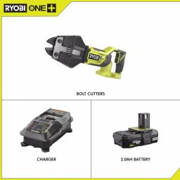 RYOBI 18V ONE+ Cordless Bolt Cutter Kit with 2.0 Ah Battery and Charger thumbnail 2