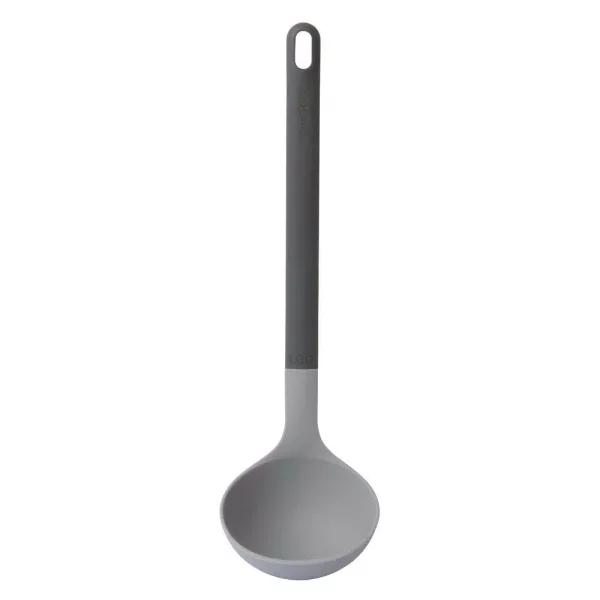 BergHOFF Leo Grey Serving Ladle - Heat Resistant Nylon with Soft-Touch Handle