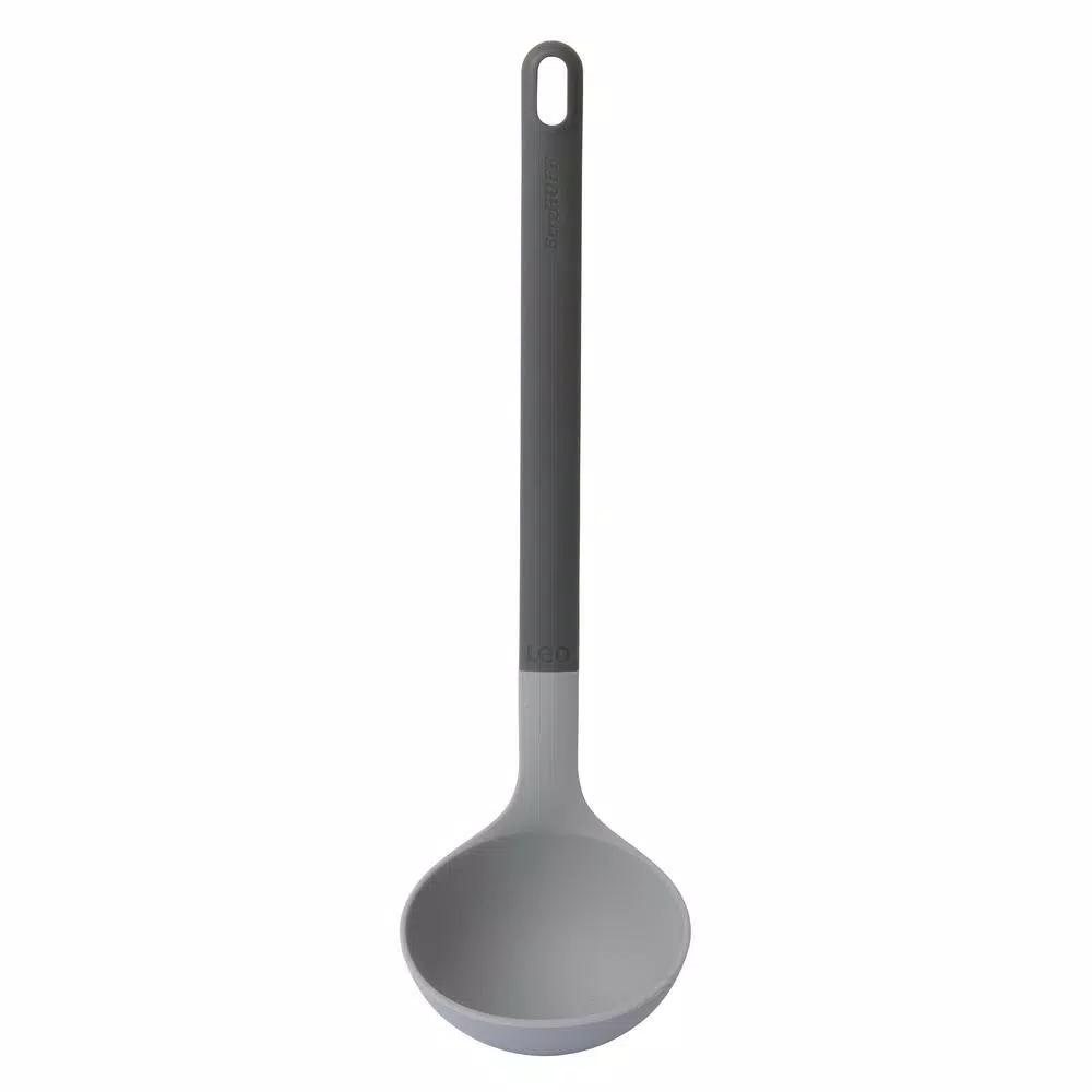 BergHOFF Leo Grey Serving Ladle - Heat Resistant Nylon with Soft-Touch Handle