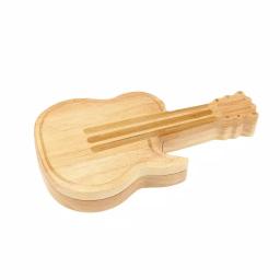 Legacy Picnic Time Guitar Cheese Board and Tool Set with Bamboo Inlays thumbnail 2