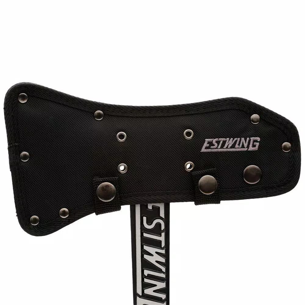 Estwing Black Eagle Tomahawk Axe with Durable Leather Grip