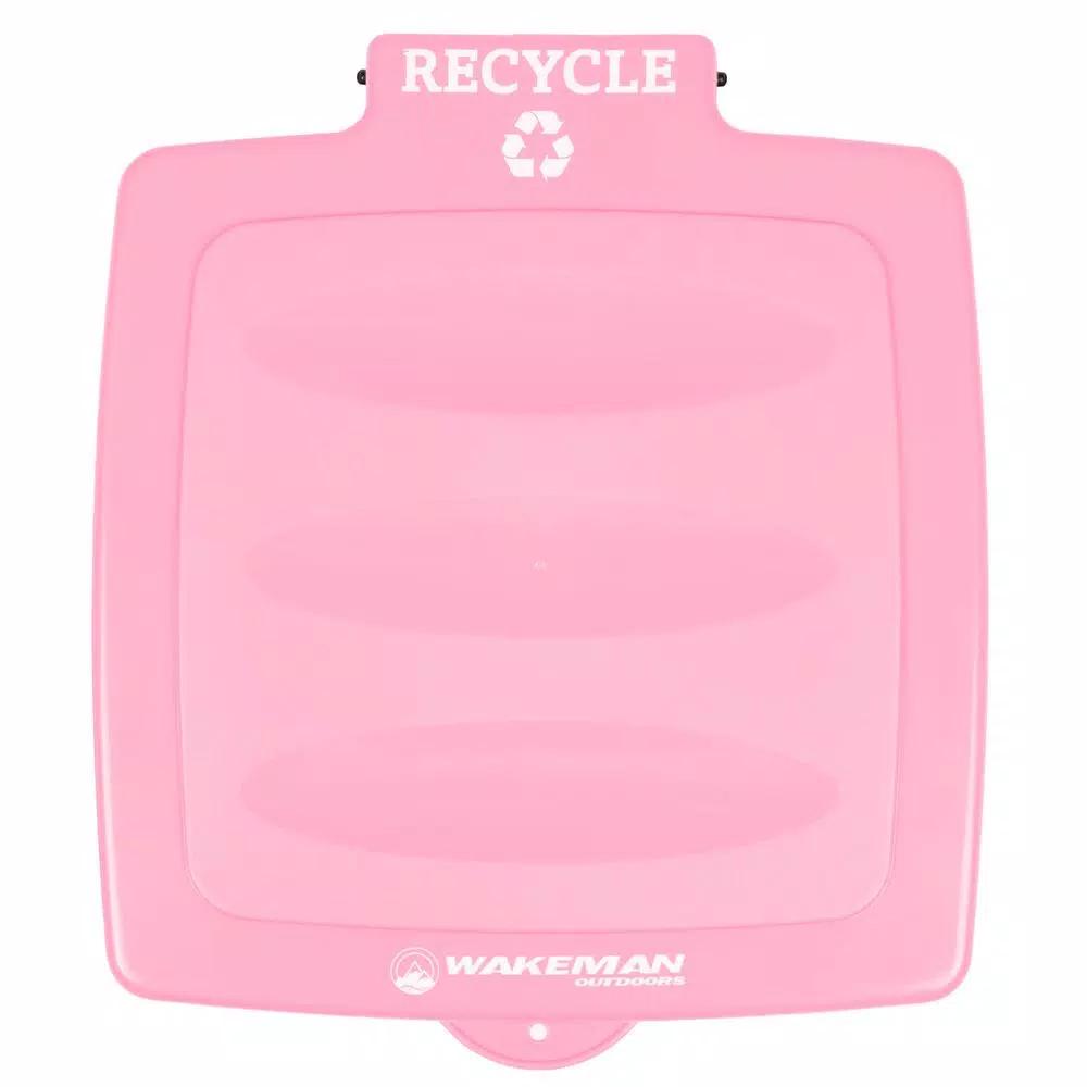 Wakeman Outdoors 13 Gal. Portable Pink Trash Bag Holder
