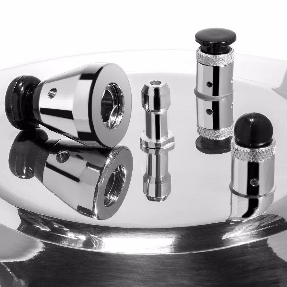 Barton 8 Qt. Aluminum Stovetop Pressure Cooker Pot with Steam Release Valve