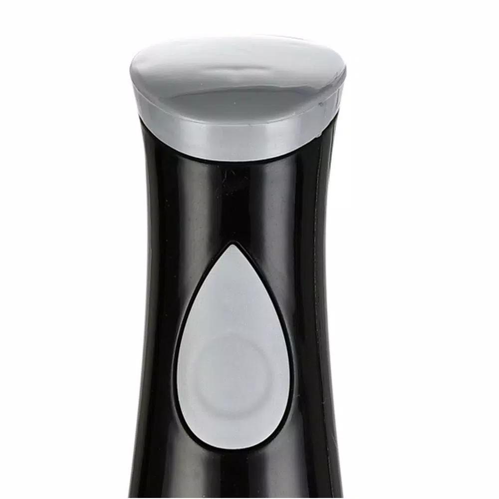 Continental Electric 150W Single Speed Black Immersion Hand Blender with Stainless Steel Blades
