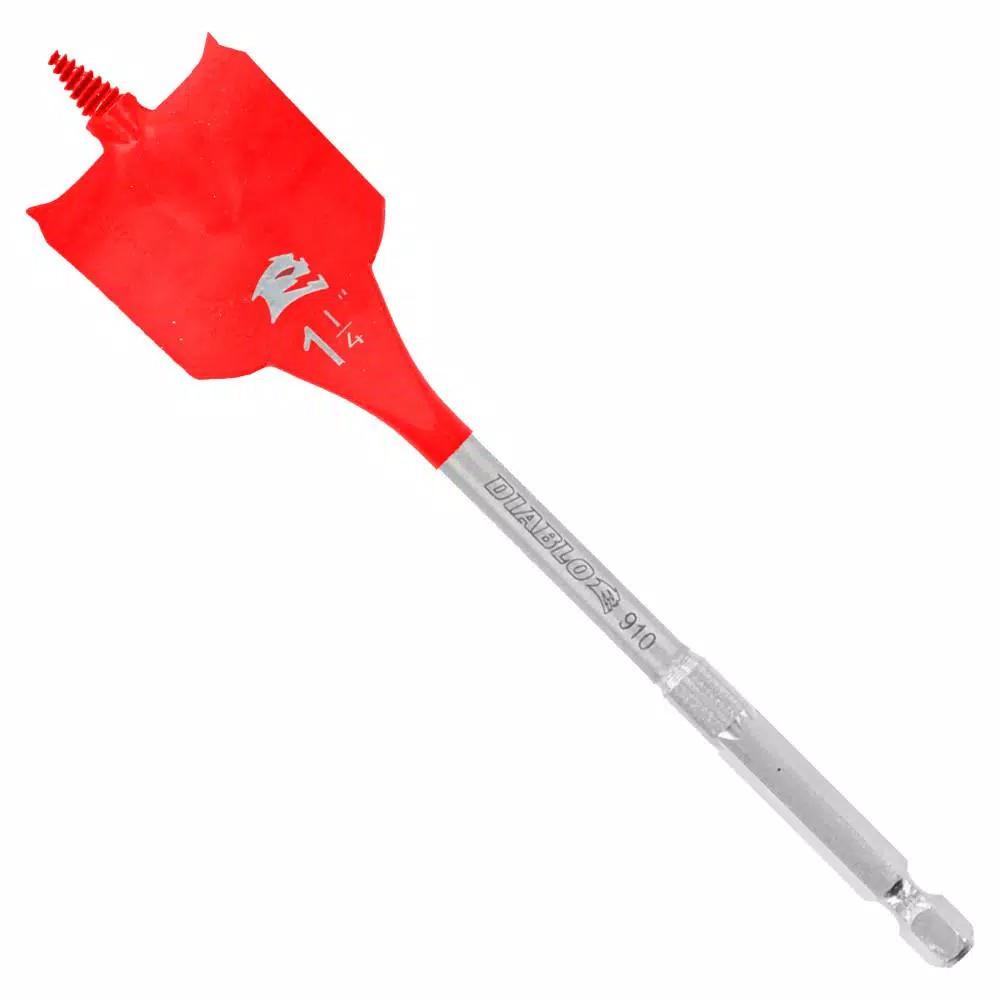 Diablo SPEEDemon 1-1/4 in. x 6 in. Spade Bit with Hex Shank