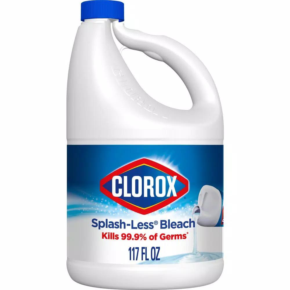 Clorox Splash-Less Concentrated Regular Liquid Bleach Cleaner, 117 fl. oz.