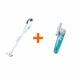 Makita 18V LXT Lithium-Ion Compact Cordless Vacuum with White Cyclonic Attachment (Tool-Only) thumbnail 1