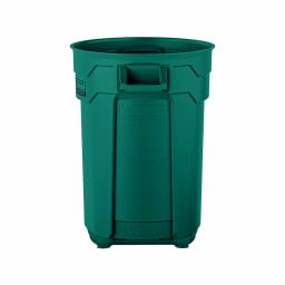 Suncast Commercial Suncast 44 Gallon Commercial Heavy Duty Resin Trash Can, Dark Green thumbnail 3