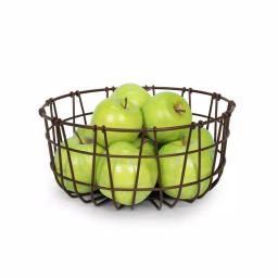 Spectrum Austin Bronze Steel Fruit Bowl - Rustic Farmhouse Design thumbnail 3
