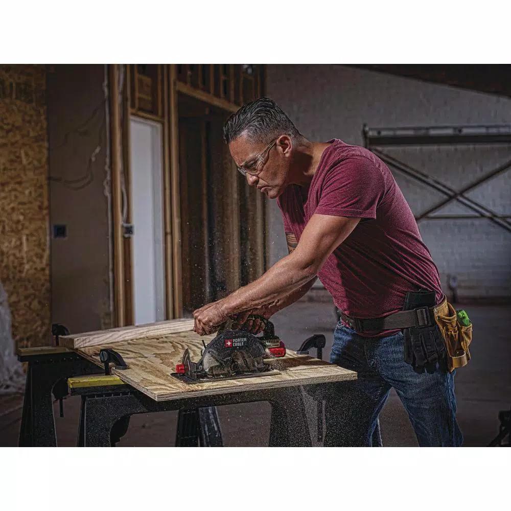 Porter-Cable 20V MAX Cordless 6-1/2 in. Circular Saw, Tool-Only