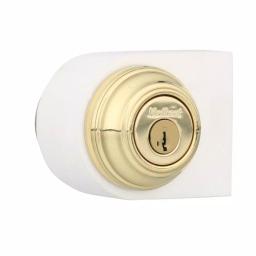 Kwikset 980 Double Cylinder Deadbolt with SmartKey Security, Polished Brass thumbnail 6