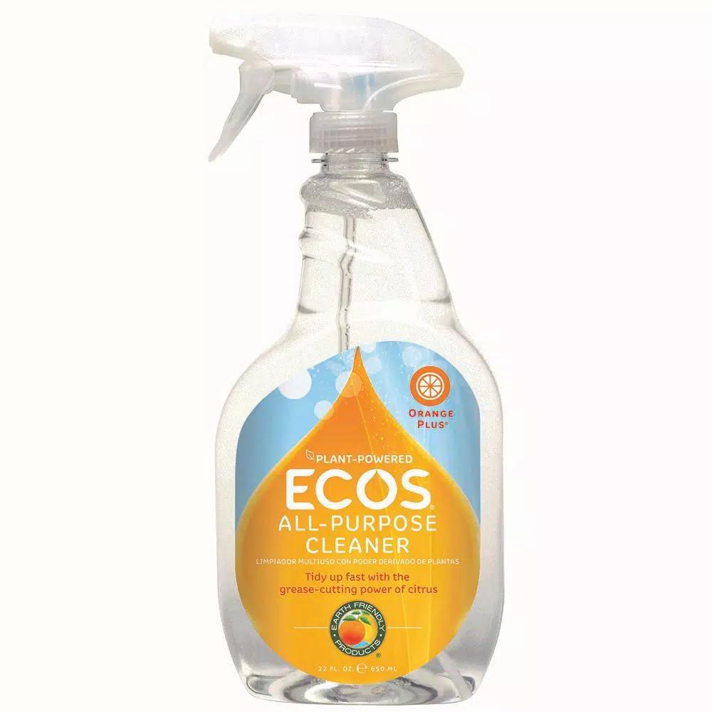 ECOS Orange Plus All-Purpose Cleaner and Degreaser, 22 oz. Trigger Spray, Ready-to-Use