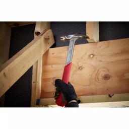 Milwaukee 22 oz. Milled Face Framing Hammer with Shockshield Grip and Hammer Loop thumbnail 6