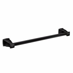 Moen Hensley 3-Piece Matte Black Bath Hardware Set with 24 in. Towel Bar, Paper Holder, and Towel Ring thumbnail 3