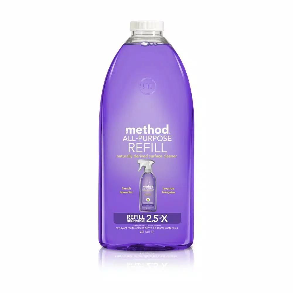 method Lavender All-Purpose Cleaner Refill, 68 oz, Non-Toxic & Biodegradable