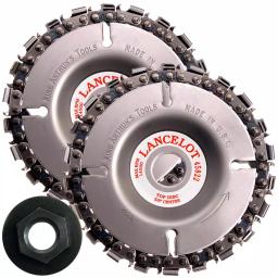King Arthur's Tools Lancelot 22 Tandem Combo Saw Chain Cutter Accessory for Angle Grinders thumbnail 1